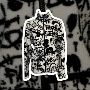 H&M Snoopy Sherpa Jacket Oversized Fit